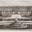 Schloß Herrenchiemsee mit Latona-Brunnen Bavaria Germany Real Photo Postcard