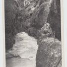 IN DER PARTNACHKLAMM bei Garmisch-Partenkirchen Real Photo RPPC 1944 Postcard