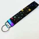 Multicolor Stars Shiny Key Fob