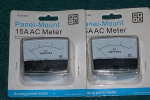 2----15 Amp Ac Meters......New