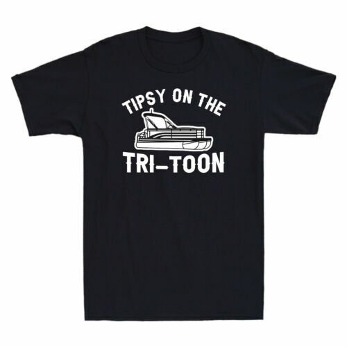 Tipsy On The Tri-Toon Pontoon Boat Tritoon Boat Funny Gift Men&aposs ...