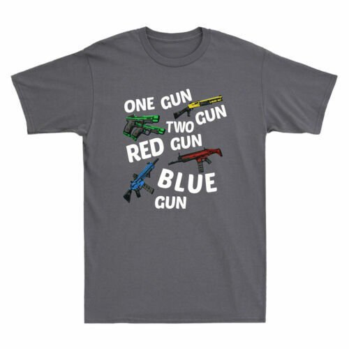 One Gun Two Gun Red Gun Blue Gun Funny Gun Lovers Gift Novelty Men