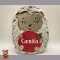 Personalised Cute Hedgehog Stuffed toy ,Super cute personalised soft plush toy, Personalised Gift