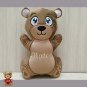 Personalised brown BearTeddy Stuffed Toy ,Super cute personalised soft plush toy