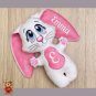 Personalised embroidery Plush Soft Toy Bunny Rabbit ,Super cute personalised soft plush toy
