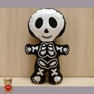 Personalised embroidery Plush Soft Toy Skeleton