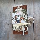 Autumn journal for sale complete dog Fall junk journal handmade thick Botany notebook