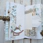 Vintage journal for sale complete Fall junk journal handmade thick Botany notebook