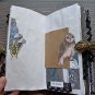 Owl junk journal for sale complete Magic forest junk journal handmade thick Botany notebook