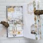 Vintage journal complete Angel junk journal handmade thick Botany notebook for sale