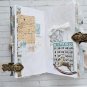 Vintage journal complete Angel junk journal handmade thick Botany notebook for sale