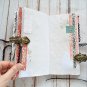 Paris vacation journal complete Travel junk journal handmade thick Holiday France notebook for sale