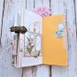 Bunny junk journal complete Fairytale junk journal handmade thick Vintage notebook for sale