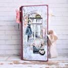 Garden junk journal for sale handmade Roses journal handmade thick Romantic notebook