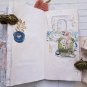 Garden junk journal for sale handmade Roses journal handmade thick Romantic notebook