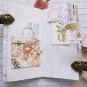 Garden junk journal for sale handmade Roses journal handmade thick Romantic notebook
