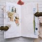 Garden junk journal for sale handmade Roses journal handmade thick Romantic notebook
