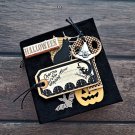 Tiny Halloween junk journal Spooky junk journal handmade thick Haunted notebook