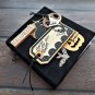 Tiny Halloween junk journal Spooky junk journal handmade thick Haunted notebook