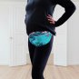 Blue Sequin Fanny Pack