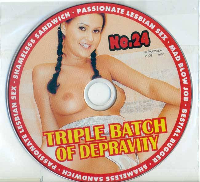 DVD TRIPLE BATCH OF DEPRAVITY