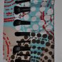 Makeup Brush Holder Roll Pouch Funky Pokka Dot Pattern