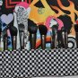 Makeup Brush Roll Unique Edgy Design XL Size ~16 Slots