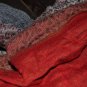 Scarf ~ Gorgeous Red & Animal Patterned Square Scarf