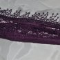 Scarf - Thin Lace Necklace Scarf ~ Dark Black