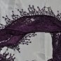 Scarf - Thin Lace Necklace Scarf ~ Dark Black