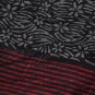 LONG & WIDE Scarf - Black & White Stripes with a Twist