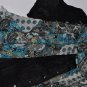 Scarf - Blue Paisley Pattern Scarf FUNKY STYLE