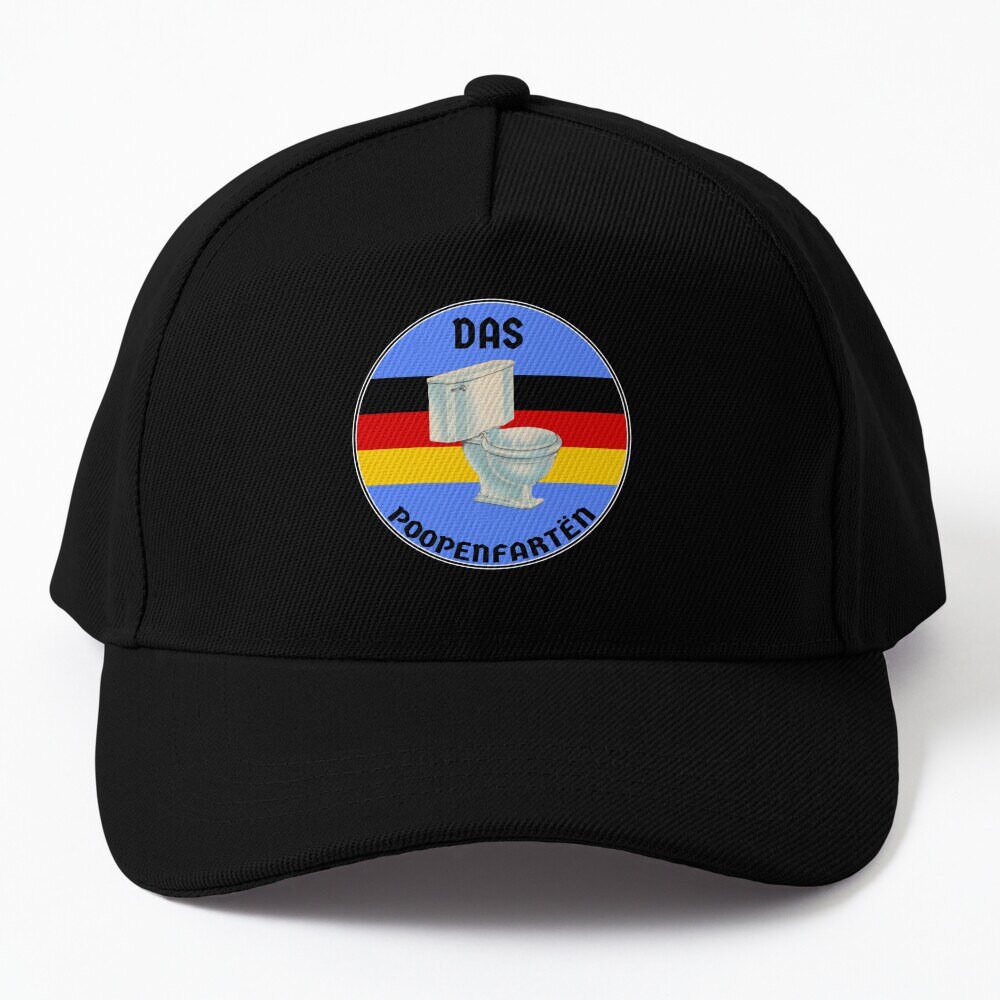 Das poopenfarten german toilet humour fart meme Baseball Cap Hat