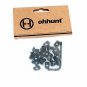 ohhunt Replacement Set Screws and Nuts Set of 10 Screws and 10 Nuts Steel