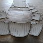 2008 Azure 298 Swim Platform Cockpit Pad Boat EVA Foam Faux Teak Deck Floor Mat