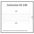 Centurion SV 230 Swim Platform Boat EVA Faux Foam Teak Deck Floor Pad