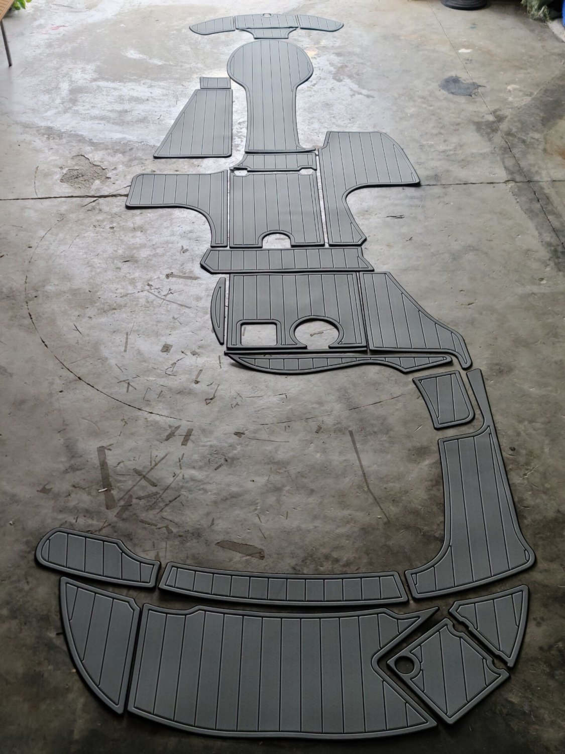 Chaparral 236 SSX Swim Platform Boat EVA Faux Foam Teak Deck Floor Pad