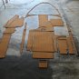 2004 Malibu 21 VLS Swim Platform Cockpit Pad Boat EVA Foam Teak Deck Floor Mat