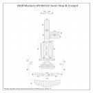 2020-2021 Mastercraft NXT22 Swim Step Cockpit Boat EVA Faux Teak Deck Floor Pad