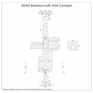 2018 Mastercraft X26 Cockpit Boat EVA Faux Foam Teak Deck Floor Pad