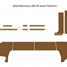 2018 Monterey 385 SE Swim Platform Boat EVA Faux Foam Teak Deck Floor Pad