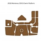 2018 Monterey 258 SS Swim Platform Boat EVA Faux Foam Teak Deck Floor Pad