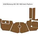 2018 Monterey M5 / M3 / MSX Swim Platform Boat EVA Faux Foam Teak Deck Floor Pad