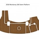 2018 Monterey 260 Swim Platform Step Pad Boat EVA Foam Faux Teak Deck Floor Mat
