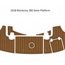 2018 Monterey 280 Swim Platform Boat EVA Faux Foam Teak Deck Floor Pad