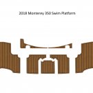 2018 Monterey 350 Swim Platform Boat EVA Faux Foam Teak Deck Floor Pad