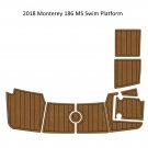 2018 Monterey 186 MS Swim Platform Boat EVA Faux Foam Teak Deck Floor Pad