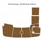 2018 Monterey 196 MS Swim Platform Boat EVA Faux Foam Teak Deck Floor Pad