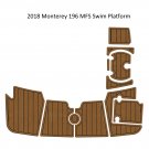 2018 Monterey 196 MFS Swim Platform Boat EVA Faux Foam Teak Deck Floor Pad