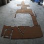 2009 Regal 2700 Swim Platform Cockpit Pad Boat EVA Foam Faux Teak Deck Floor